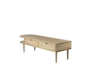 FDB Furniture F24 Banc 145 cm Chêne Laqué