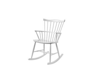 FDB Furniture J52G Chaise Berçante Blanche