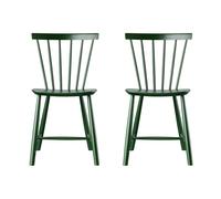 FDB Møbler Chaise J46. Hêtre bottle green peint. 2-pack