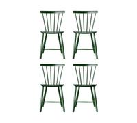 FDB Møbler Chaise J46. Hêtre bottle green peint. 4-pack