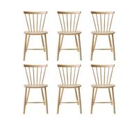FDB Møbler Chaise J46. Hêtre nature laqué. 6-pack
