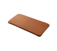 FDB Møbler Coussin d'assise R6 Radius 33x65 cm Cognac leather