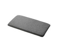 FDB Møbler Coussin d'assise R6 Radius 33x65 cm Dark mottled grey