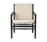 FDB Møbler Fauteuil J147 Oak black painted-beige