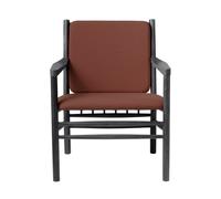 FDB Møbler Fauteuil J147 Oak black painted-burnt orange