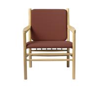 FDB Møbler Fauteuil J147 Oak nature lacquered-burnt orange