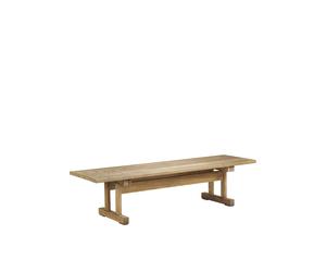 FDB Møbler M15 Banc de jardin Ermelunden sans dossier - frêne