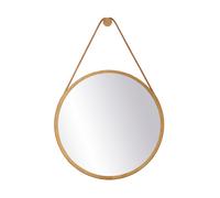 FDB Møbler Miroir mural I3 Mossø Oak nature lacquered Ø60 cm