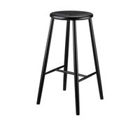 FDB Møbler Tabouret de bar J27B Beech black painted
