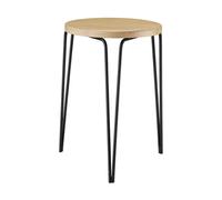FDB Møbler Tabouret J179 Skjern Steel black painted-ash nature oiled