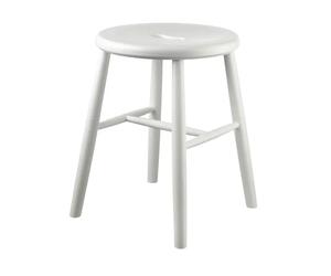 FDB Møbler Tabouret J27 Beech white painted