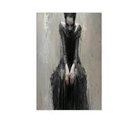 FDBEKPJY Impression sur toile The Forgotten Princess - Style gothique - Atmosphère sombre - Décoration murale - 20 x 30 cm