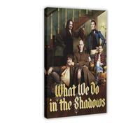 FDBEKPJY Impression sur toile vintage « What We Do In The Shadows » - 30 x 45 cm