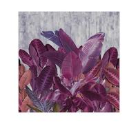 FDBEKPJY Poster sur toile avec feuilles tropicales audacieuses 60 x 60 cm