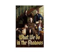 FDBEKPJY Poster vintage sur toile « What We Do In The Shadows » - Décoration de chambre à coucher - 30 x 45 cm
