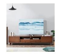 FDBTYJN Housse De TéLéVision Couverture anti-poussière for capot de télévision à Force élastique, tissu de 32 à 75 pouces, Style chinois Simple et moderne(11,43-46 inch)