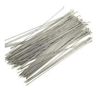 FDBTYJN Rayons De VéLo Rayons de vélo en Acier Inoxydable argenté, 36 pièces, 14G/14K, courbure en J. Veuillez Choisir des Rayons de vélo de 170 à 300 mm.(285mm)