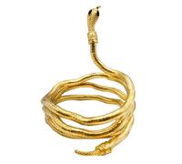 FDCGAS Bijoux Serpent Bracelet Collier,Bracelet manchette serpent, Flexible Chaîne Serpent Bracelet enroulé Réglable Chaîne Manchette Bracelet Bijoux Bijoux,Cléopâtre serpents Bijoux