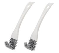 FDCGAS Brosse de Nettoyage Multifonctionnelle - 2pcs pour Barbecue, Cuisinière, Évier, Coin Mort et Grille avec Petite Tête