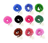 FDCGAS Jouets De Ver Magique - 10 pcs Jouets De Ver Flou Ondulé,Chenilles Magiques,vers De Torsion Magiques,Hippocampe Magique,Jouets pour Enfants Et Chat,pour Magie De La Rue,Fête d'enfants