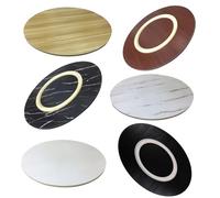 FDCQwyntyrz Plateau Tournant en Bois, Organiseur Lazy Susan, Plateau De Service Robuste, Silencieux Et Lisse for Armoire, Garde-Manger Et Plan De Travail(Teak Color,100cm(40in))