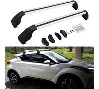 FDCYQW Galerie De Toit pour Toyota CHR C-HR 2017-2023, Coffres Barres Toit Porte-Bagages Barre Rail Supérieur Roof Rack Cross Bars Barres Transversales