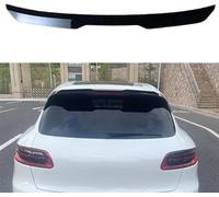 FDCYQW Voiture Becquet Arrière pour Porsche Macan 2014-2017 2018-2023, Aileron Coffre Déflecteur Toit Aile Arrière Sportif Accessoires Tuning Carrosserie