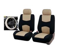 FDCYQW Voiture Ensembles De Housses Siège pour Audi A3 8P Sportback A3 8P Sportback S A3 8L, Universel Avant Confortable Respirante Tissu Couvre Sieges,X/Beige