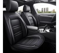 FDCYQW Voiture Ensembles Housses Siège pour VW ID. Buzz ID, Auto Confortables Respirant Cuir Avant Arrière Coussins Couvre Accessoires,Blackwhite