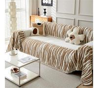 FDDYA Housse De Canapé, Jeté De Canapé Grande Taille, Multifonctionnel Jete De Canape(Coffee,180X300CM/71X118IN)