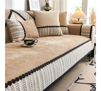 FDDYA Housses De Canapé,Nouvelles Housses De Coussin De Canapé, Housse De Canapé d'angle(Coffee,110X210cm(43X47IN))