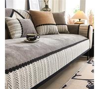 FDDYA Housses De Canapé,Nouvelles Housses De Coussin De Canapé, Housse De Canapé d'angle(Dark Grey,90X70cm(35X27IN))