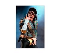 FDEAA Impression sur toile Michael Jackson Le roi de la pop - Décoration murale pour salon, chambre à coucher - 20 x 30 cm