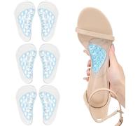 FDEETY 3 Paires Soutien De La Voûte Plantaire Semelles Orthopédiques Semelle Gel Femme Semelle Pied Creux Semelle Orthopédique Homme Semelle Chaussure Confort(Transparente)