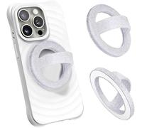 FDEETY Anneau Magnétique Support Téléphone Silicone Liquide Rotatif Poignée Adhésive Smartphone Compatible Plusieurs Modèles