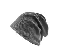 FDEETY Bonnet Femme Tricoté Laine Chaude Chapeau Hiver Doublé Jersey Bonnet Unisexe de Nuit Bonnet pour Toutes Les Saisons Course à Pied promenades Chien Ski Tricoter Chapka(Gris)
