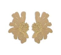 FDEETY Boucles D'oreilles en Marguerite Fleur Boucle Doreille en Style De Fleur Oreille pour Robe Boucles Doreille Bijoux Décoration Cadeau (Or)