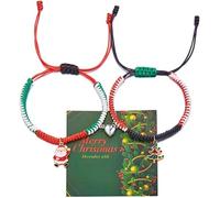 FDEETY Bracelet Femme Noël Bijoux Alliages Ensemble Bracelet Brésilien Cadeau Fête des Mères et Anniversaire(B)