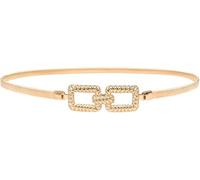 FDEETY Ceinture Élastique Dorée Pour Femme Ceinture Fine Avec Boucle Ornementale Accessoire De Mode Élégant Et Intemporel Idéal Pour Robes Et Tenues Décontractées