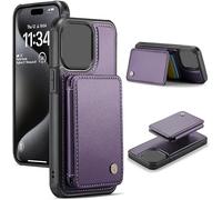 FDEETY Coque Magnétique Détachable Portefeuille Protection Smartphone Compatible Iphone16plus Rangement Carte Bancaire