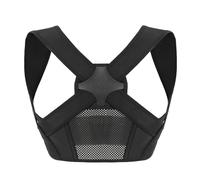 FDEETY Correcteur Posture Dorsale Croisé Respirant Ajustable Soutien Épaules Clavicule Redresseur Maintien Colonne Vertébrale Taille L