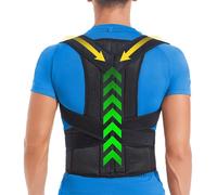 FDEETY Correcteur Posture Dorsale Réglable Orthopédique Support Lombaire Ceinture Maintien Colonne Vertébrale Redresse Dos