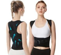 FDEETY Correcteur Posture Dos Réglable Ceinture Dorsale Maintien Colonne Vertébrale Support Épaules Ajustable Redresse Dos Taille Xl