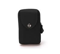 FDEETY Étuis de Ceinture pour Téléphones Portables Pochette Tactique Multi Utilitaire Molle Poche Taille Sac pour Randonnée Voyage Sport Plein (Vertical-Noir)