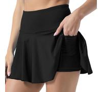 FDEETY Femme Jupe Tennis Courte de Tennis avec Poches pour Le Golf la Randonnée la Course à Pied Le Cyclisme