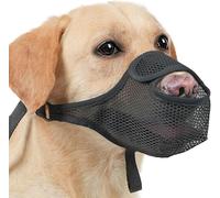 FDEETY Muselière Chien Respirante Maille Filet Réglable Protection Canine Sécurité Promenade Entraînement Taille XL