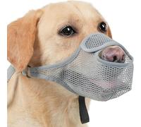 FDEETY Muselière Respirante Maille Filet Ajustable Chien Protection Museau Confortable Sécurité Promenade Entraînement
