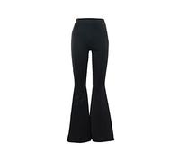 FDEETY Pantalon Fluide Femme Pantalon décontracté Bootcut Taille Haute Pantalon Patte D'elephant Contrôle du Ventre Fitness Yoga Jogging