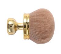 FDEETY Pinceau Champignon Luxueux Manche Doré Blush Poudre Kabuki Professionnel Maquillage Visage