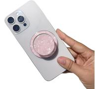 Fdeety Poignée De Téléphone Portable Ronde en Acrylique Transparent Support Antidérapant Ergonomique Accessoire Pratique pour Tous Les Smartphones Lot De 3 Pièces